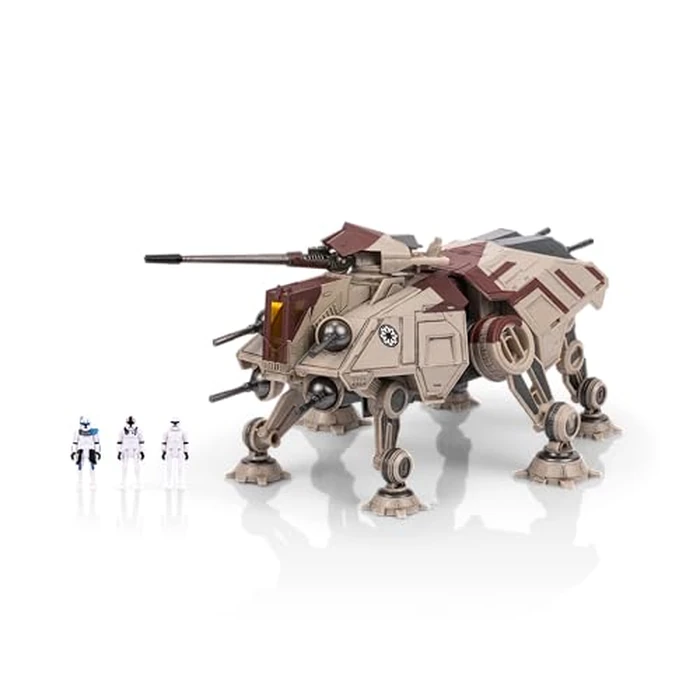 Star Wars Micro Galaxy Squadron Republic Attack Force Bundle Set - Deluxe Battle Pack with Five Vehicles Nine 1-Inch Micro Figure Accessories by Jazwares - Image 4