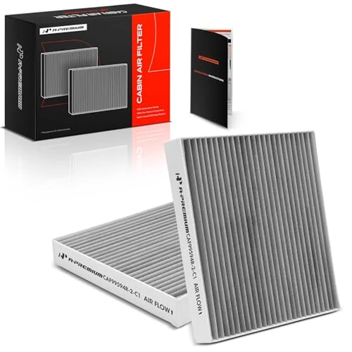 A-Premium 2-PC Cabin Air Filter with Activated Carbon Compatible with Hyundai Elantra, Elantra N, Sonata, Santa Fe, Tucson, Kona, Ioniq 5, Santa Cruz & Kia Sorento, Sportage, Niro, K5 & Genesis GV60 by A-premium - Image 1
