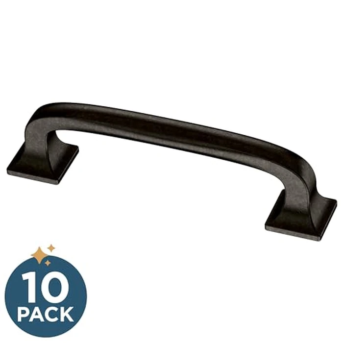 Franklin Brass P29521K-SI-B Soft Iron 3-Inch Lombard Kitchen or Furniture Cabinet Hardware Drawer Handle Pull, 10 Pack by Franklin Brass - Image 2