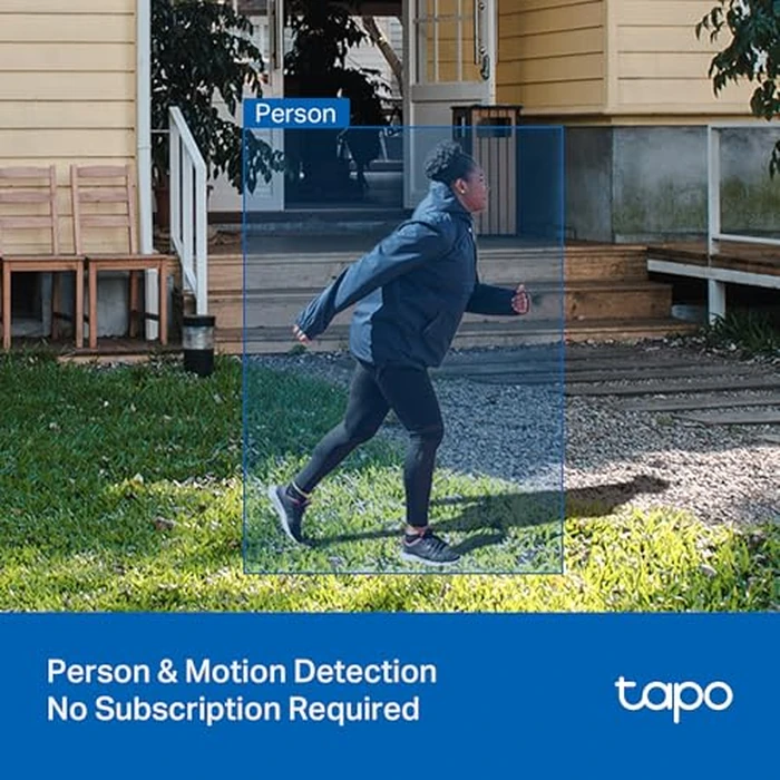 Tapo 2K 3MP Indoor/Outdoor Security Camera - Free Person/Motion/Baby Cry Detection, Color Night Vision, IP65 Weatherproof, SD/Cloud Storage, Works w/Alexa & Google Home HybridCam by Tapo - Image 4
