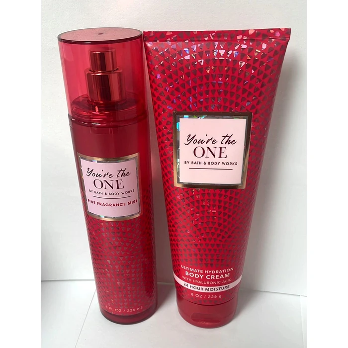 Bath and Body Works - You're the One - Gift Set - Fine Fragrance Mist & Body Cream (Packaging Varies) by Bath & Body Works - Used - Very Good condition - US$22.43
