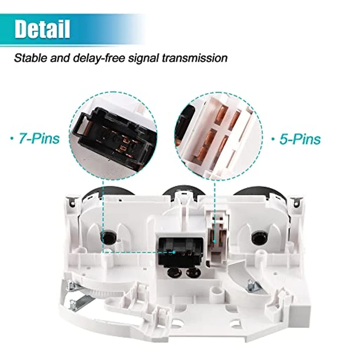 X AUTOHAUX Heater Climate Control Module for Volkswagen Golf GTI Jetta R32 HVAC Control Module A/C Control Panel No.1J0820045F by X AUTOHAUX - Image 5