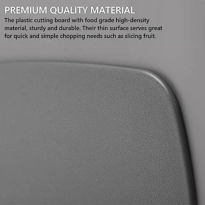 Cutting Boards for Kitchen,Plastic Cutting Board Set of 3, Thick Chopping Boards for Meat, Veggies, Fruits, with Easy Grip Handle,Dishwasher Safe (Pink, 3Pcs) by BanYakong - Image 3