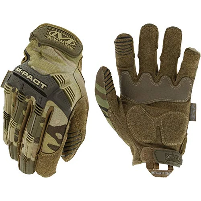 Mechanix Wear: M-Pact Tactical Gloves with Secure Fit, Touchscreen Capable Safety Gloves for Men, Work Gloves with Impact Protection and Vibration Absorption (Camouflage - Multicam, Large) by Mechanix Wear - Used - Very Good condition - CA$31.18