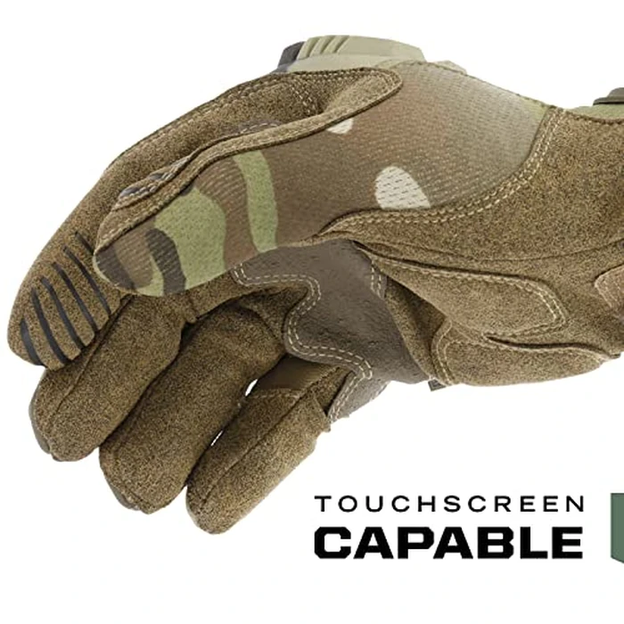 Mechanix Wear: M-Pact Tactical Gloves with Secure Fit, Touchscreen Capable Safety Gloves for Men, Work Gloves with Impact Protection and Vibration Absorption (Camouflage - Multicam, Large) by Mechanix Wear - Image 2