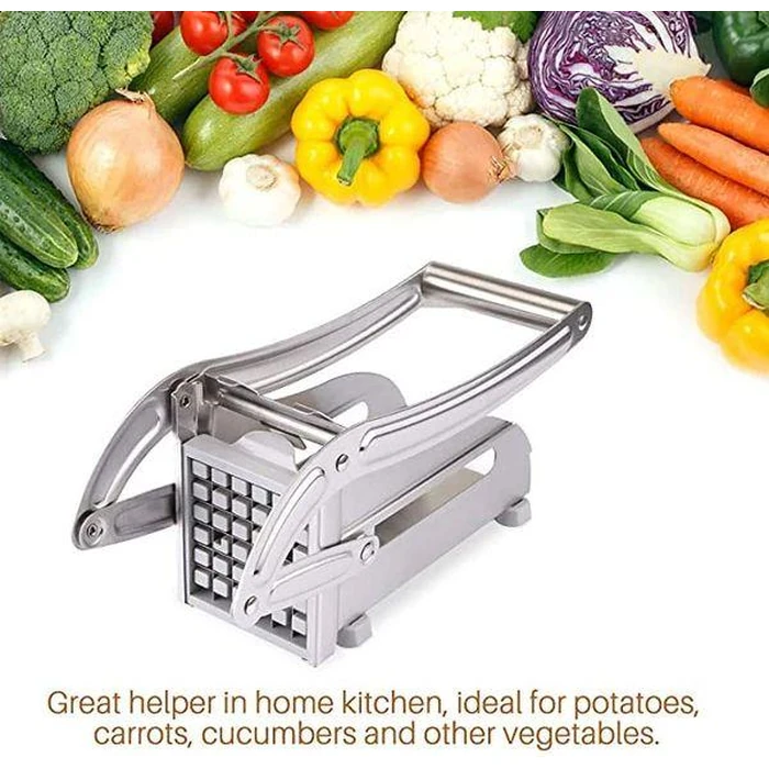 Generic 2-Blade French Fry Potato Cutter - Stainless Steel by Generic - Image 4