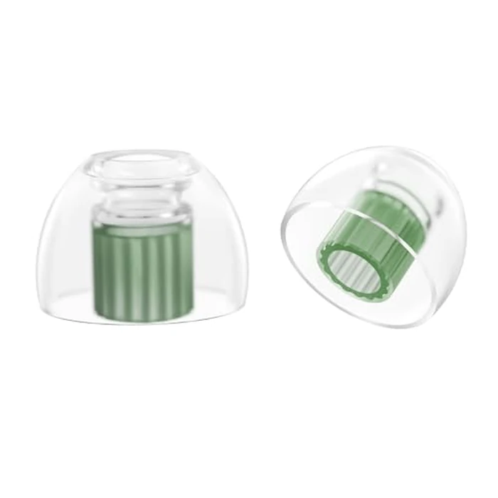 SpinFit W1 for IEM - M - Patented Medical-Grade Silicone Ear Tips, Double W-Shaped Tube Core, More Stability by SpinFit - Image 1