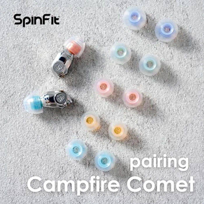 SpinFit W1 for IEM - M - Patented Medical-Grade Silicone Ear Tips, Double W-Shaped Tube Core, More Stability by SpinFit - Image 6
