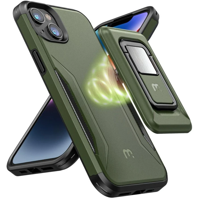 MyBat Pro Stealth Series Phone Case with MagKick for iPhone 14 Plus - Green - Brand New by MyBat Pro - Image 1