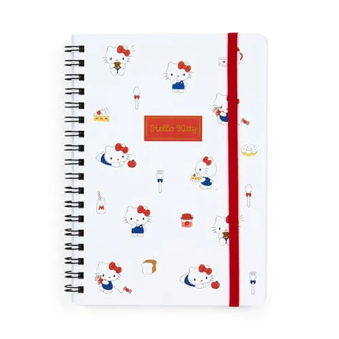 Sanrio Hello Kitty Hello Kitty B6 Ring Notebook, 7.2 x 5.3 x 0.6 inches (18.2 x 13.5 x 1.5 cm), Character 092037 by SANRIO - Used - Like New condition