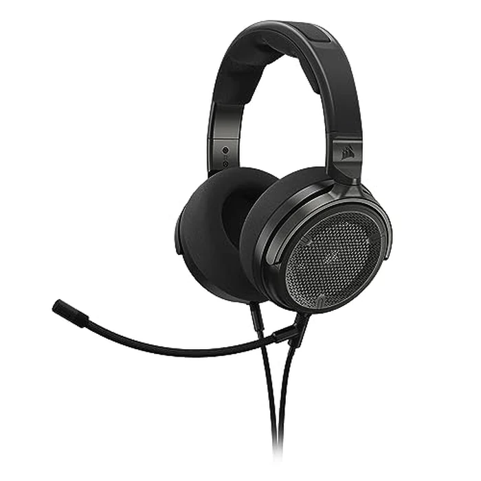 CORSAIR Virtuoso PRO Wired Open Back Gaming Headset - Detachable Uni-Directional Microphone - 50mm Graphene Drivers - 20Hz-40 kHz Frequency Response - Carbon by Corsair - Image 1