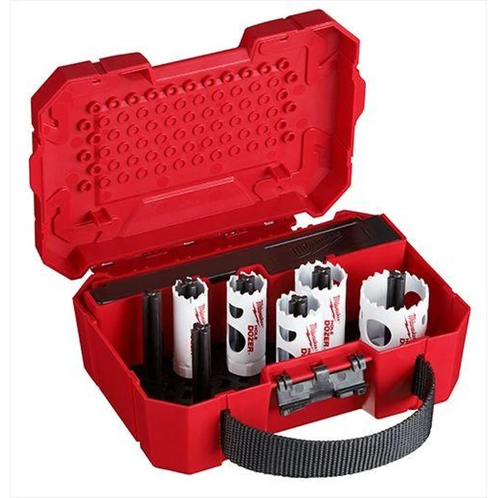 Milwaukee 49-22-4006 Hole Dozer General-Purpose Hole Saw Kit 9 Pc. - Red by Milwaukee - Refurbished - Brand New condition