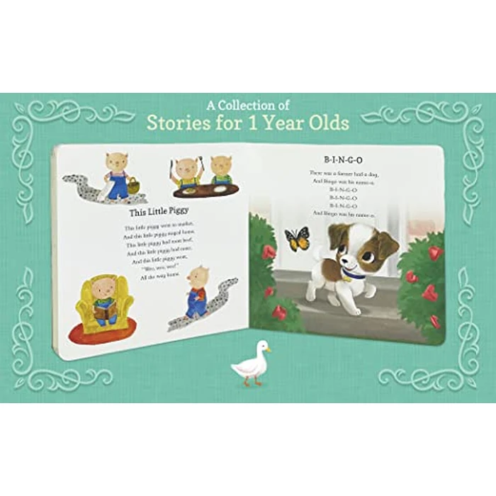 Stories for 1-Year-Olds - A First Treasury of Nursery Rhymes and Short Stories to Read to Your Babies and Toddlers by Cottage Door Press - Image 2