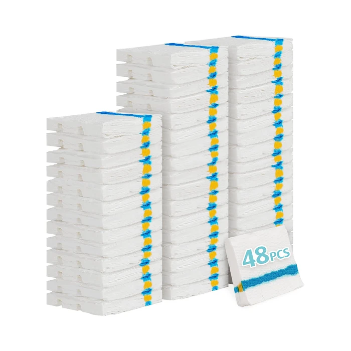 AIR U+ Flushable Toilet Wand Refills, 48 Count Disposable Toilet Brush Refill Pads for Toilet Bowl and Bathroom, Toilet Brush Accessories (Only Refills) by AIR U+ - Used - Very Good condition - US$17.94