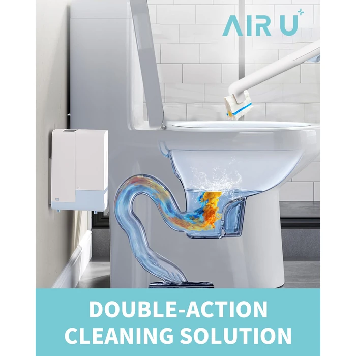 AIR U+ Flushable Toilet Wand Refills, 48 Count Disposable Toilet Brush Refill Pads for Toilet Bowl and Bathroom, Toilet Brush Accessories (Only Refills) by AIR U+ - Image 3