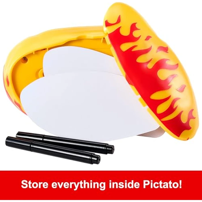 Mattel Games Pictionary Pic-Tato Drawing Game with 'Hot Potato' that Talks & Plays Music, Includes Erasable Markers & Boards, 3-8 Players Ages 8+ by Mattel Games - Image 3