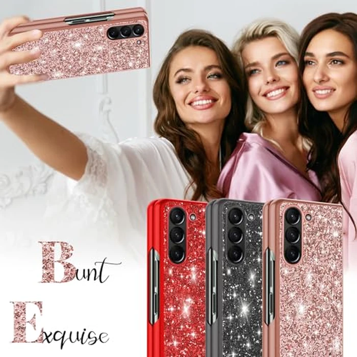 for Samsung Z Fold 6 Case Glitter Slim Sparkle Diamond TPU Bumper Full Body Shockproof Protection for Samsung Galaxy Z Fold6 Phone Case Women Girls Soft Cover 5G by Gotivi - Image 7