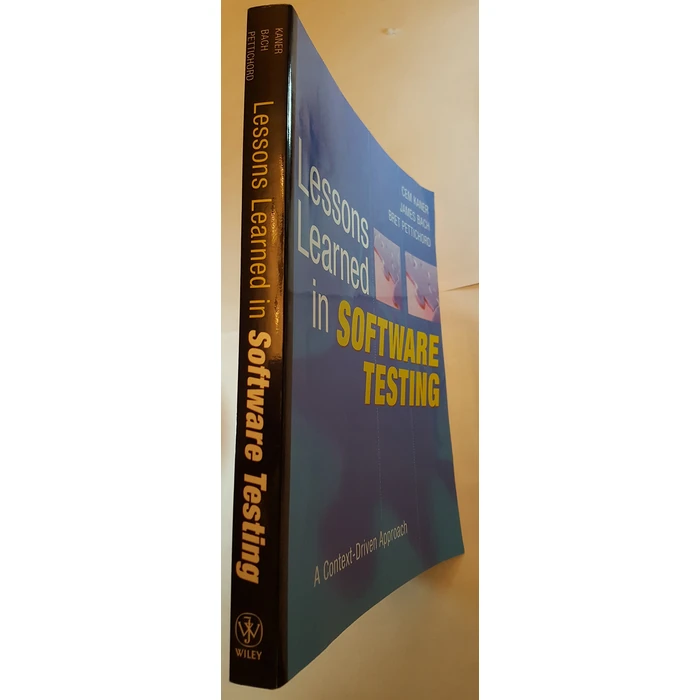 Lessons Learned in Software Testing: A Context-Driven Approach by Wiley - Used - Good condition - US$1.94