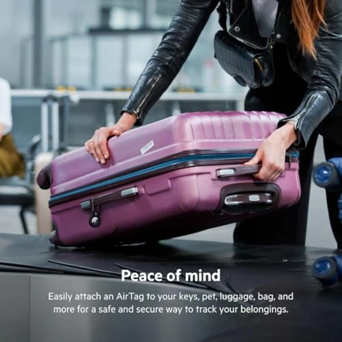 Belkin Secure Holder with Wire Cable for Apple AirTag, Black by Belkin - Image 5