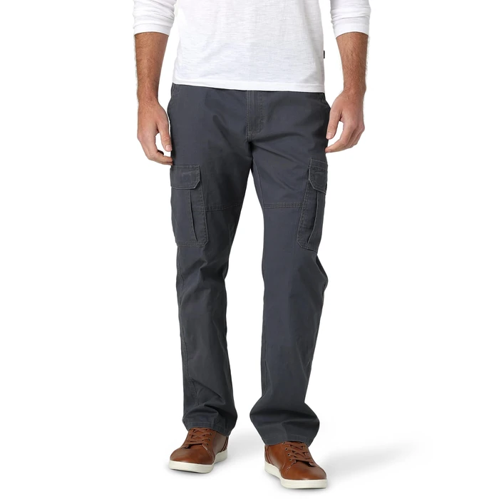 Relaxed Fit Stretch Cargo Pant, Anthracite Twill, 44W x 32L by Wrangler Authentics - Used - Like New condition - US$34.51