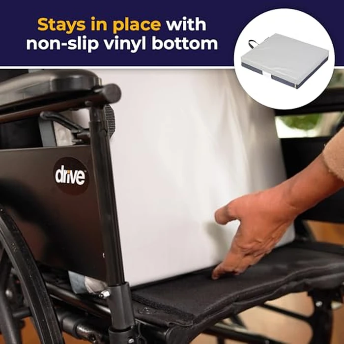 Drive Medical 14886 Skin Protection Gel "E" Wheelchair Seat Cushion by Drive Medical - Image 5