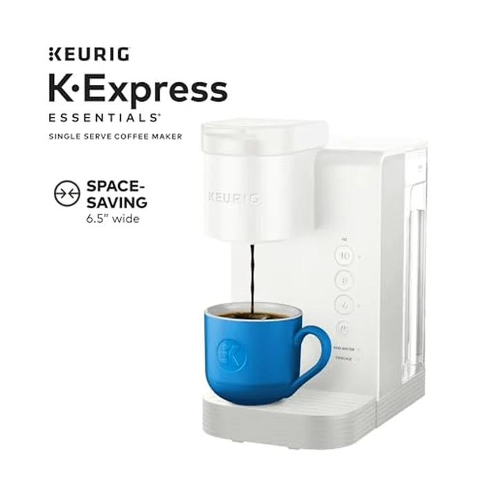 Keurig K-Express Essentials Single-Serve K-Cup Pod Coffee Maker (Cloud White) by Keurig - Image 3