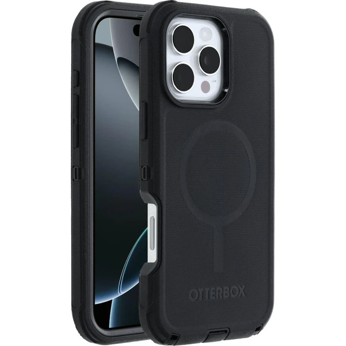 OtterBox Defender Series Pro Phone Case with MagSafe for iPhone 16 Pro - Black by OtterBox - Refurbished - Brand New condition
