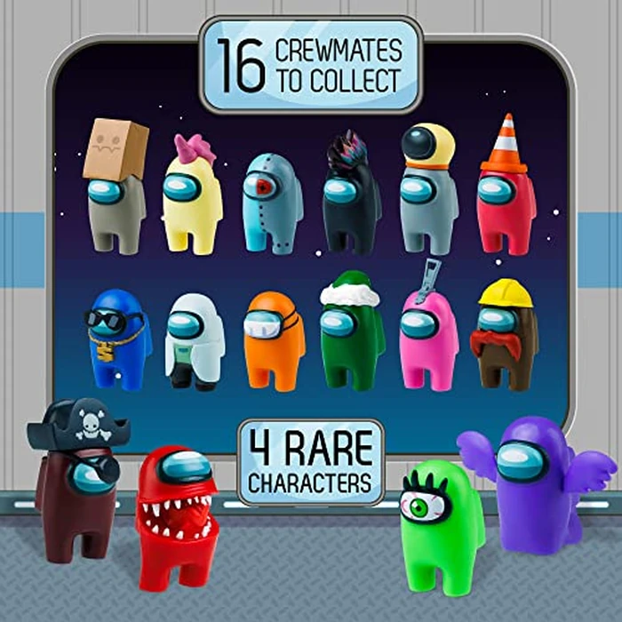 P.M.I. Among Us Action Figures Series 3 - Pack of 8 Collectible Figurines - Official Among Us Toys for Boys & Girls - Collect All Crewmates from The Among Us Video Game - Imposter (Style A) by P.M.I. - Image 4
