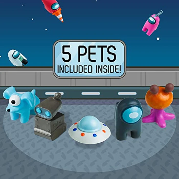P.M.I. Among Us Action Figures Series 3 - Pack of 8 Collectible Figurines - Official Among Us Toys for Boys & Girls - Collect All Crewmates from The Among Us Video Game - Imposter (Style A) by P.M.I. - Image 5