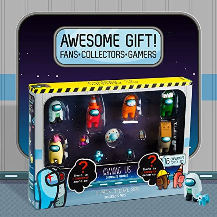 P.M.I. Among Us Action Figures Series 3 - Pack of 8 Collectible Figurines - Official Among Us Toys for Boys & Girls - Collect All Crewmates from The Among Us Video Game - Imposter (Style A) by P.M.I. - Image 8