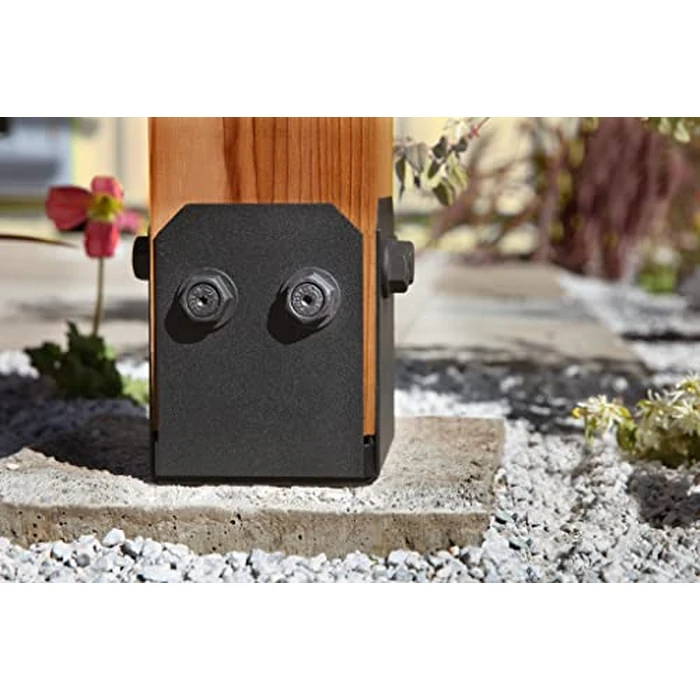 Simpson Strong-Tie Outdoor Accents Avant Collection ZMAX, Black Powder-Coated Post Base for 6x6 by SIMPSON - Image 3
