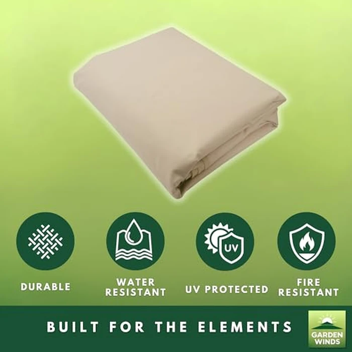 Garden Winds Reinforced Replacement Canopy Top Cover Compatible with The L-PG108PST-A, L-PG108PST-B, A106005400 Verano Pergola - Classic Sand, Riplock 350 by Garden Winds - Image 8