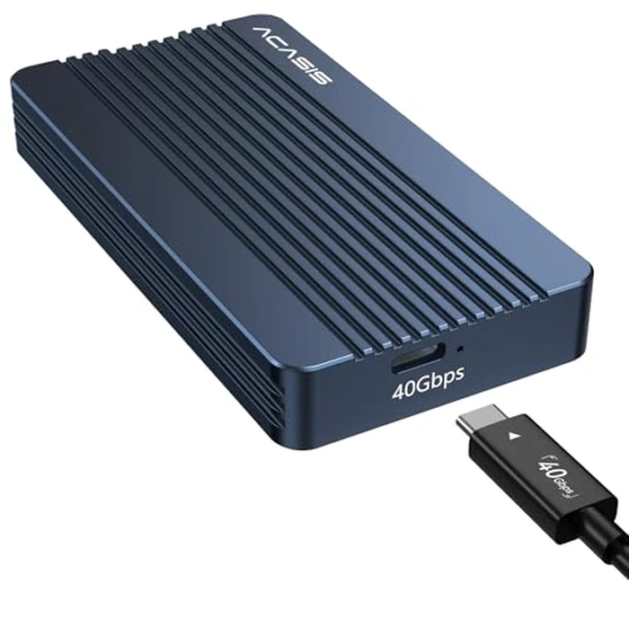 ACASIS 40Gbps M.2 NVMe SSD Enclosure, TBU 405 for M1 M2 Pro/Max, Compatible with 、USB4/USB3.2/3.1/3.0/2.0, M.2 Enclosure Support 2280/2260/2242/2230 (TBU405) by FREEGENE - Used - Like New condition - US$69.89