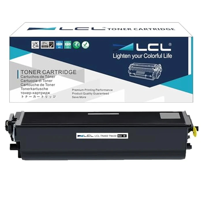 LCL TN-460 Black Toner Cartridge Replacement for Brother TN-460 TN460 TN430 TN-430 for 4100e 4750e 5750e HL-1240 HL-1250 HL-1270N MFC-P2500 MFC-8300 MFC-8500 DCP-1200 DCP-1400 Printer(1-Pack) by LCL - Used - Very Good condition - CA$24.47