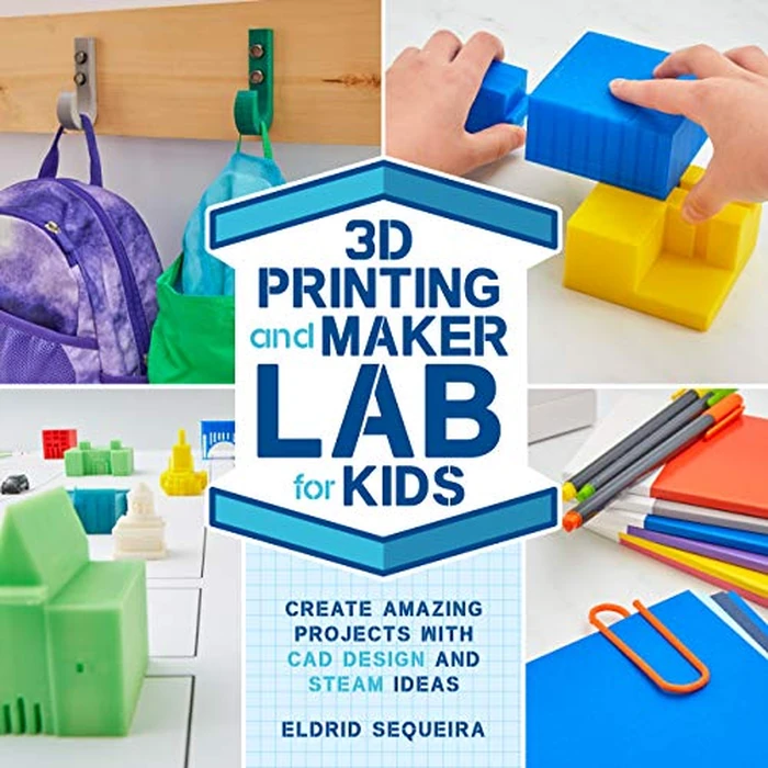 3D Printing and Maker Lab for Kids: Create Amazing Projects with CAD Design and STEAM Ideas (Volume 22) by Quarry Books - Used - Very Good condition - CA$24.93