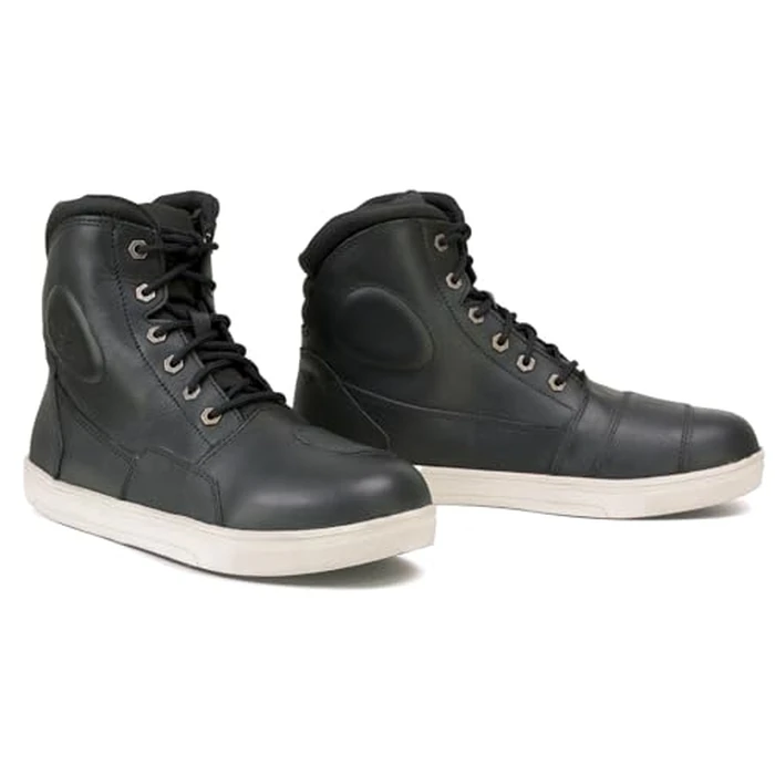 Milwaukee Leather MBM9002 Men's Black Leather Reinforced Street Biker Riding Shoes w/Shift Protect Ankle Support - 10 by Milwaukee Leather - Used - Very Good condition - US$57.60