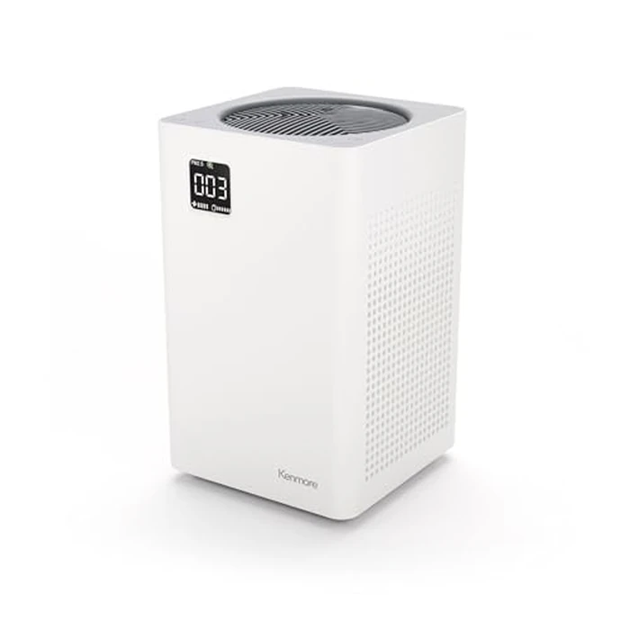 Kenmore PM2010 Air Purifiers with H13 True HEPA Filter, Covers Up to 1200 Sq.Foot, 24db SilentClean 3-Stage HEPA Filtration System, 5 Speeds for Home Large Room, Kitchens & Bedroom, PM2010 by Kenmore - Used - Like New condition - US$76.39