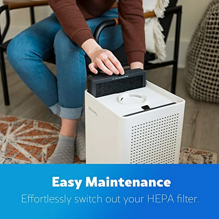 Kenmore PM2010 Air Purifiers with H13 True HEPA Filter, Covers Up to 1200 Sq.Foot, 24db SilentClean 3-Stage HEPA Filtration System, 5 Speeds for Home Large Room, Kitchens & Bedroom, PM2010 by Kenmore - Image 7
