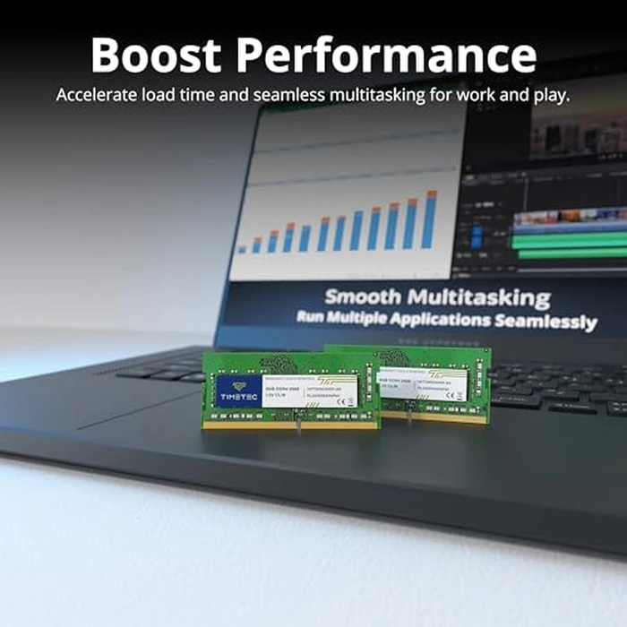 Timetec Advanced 16GB KIT (2x8GB) DDR4 2666MHz (PC4-2666V) PC4-21300 SODIMM Laptop RAM - 260-Pin 1.2V CL19 Non-ECC Unbuffered Memory Module for Laptop, Notebook, Mini PC, All-in-One by Timetec - Image 5
