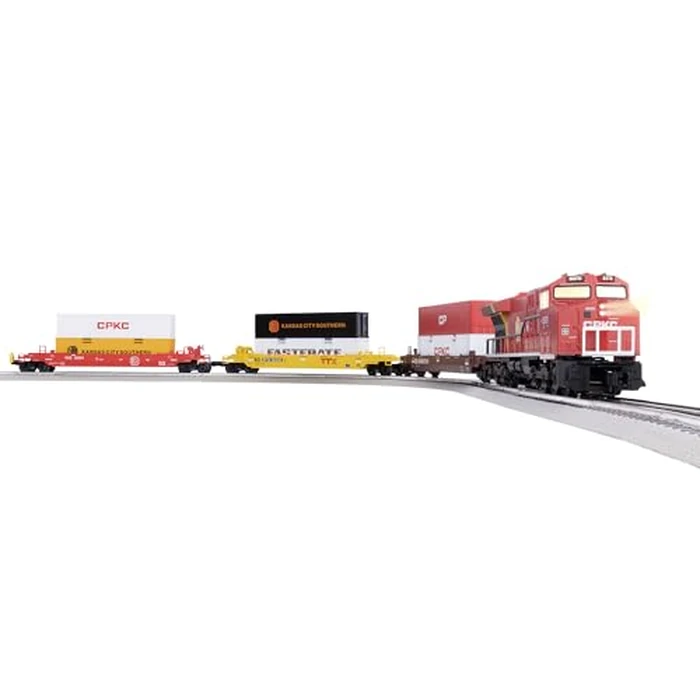 Lionel CPKC Maxi Stack LionChief Freight Electric O Gauge Bluetooth 5.0 Train Set with Remote by Lionel - Used - Very Good condition - US$286.95
