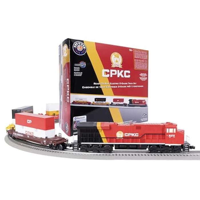 Lionel CPKC Maxi Stack LionChief Freight Electric O Gauge Bluetooth 5.0 Train Set with Remote by Lionel - Image 2