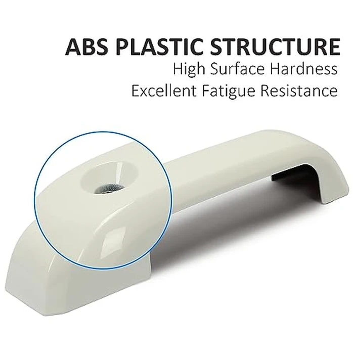 HECASA Door Handle Covers Trims Compatible with 2015-2020 Ford F150/ 2017-2022 F250 F350 F450 W/O Smart Keyhole Oxford White by HECASA - Image 3