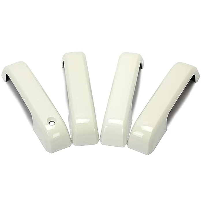 HECASA Door Handle Covers Trims Compatible with 2015-2020 Ford F150/ 2017-2022 F250 F350 F450 W/O Smart Keyhole Oxford White by HECASA - Image 5