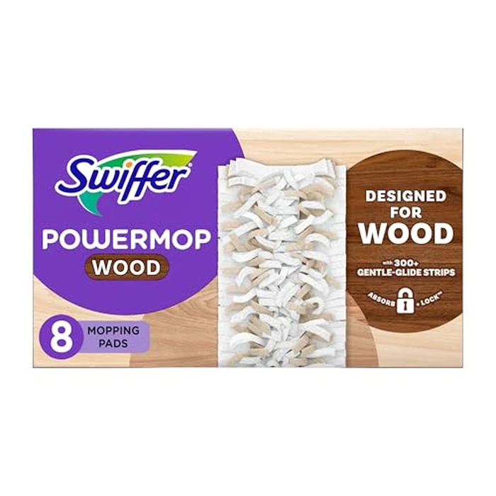 Swiffer PowerMop Wood Mopping Pad Refills for Floor Cleaning, 11 Count by Swiffer - Image 2