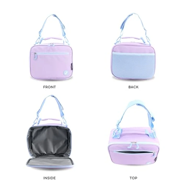 J World New York Cody Kids Lunch Bag. Cute Insulated Lunch-Box, Purple by J World New York - Image 6