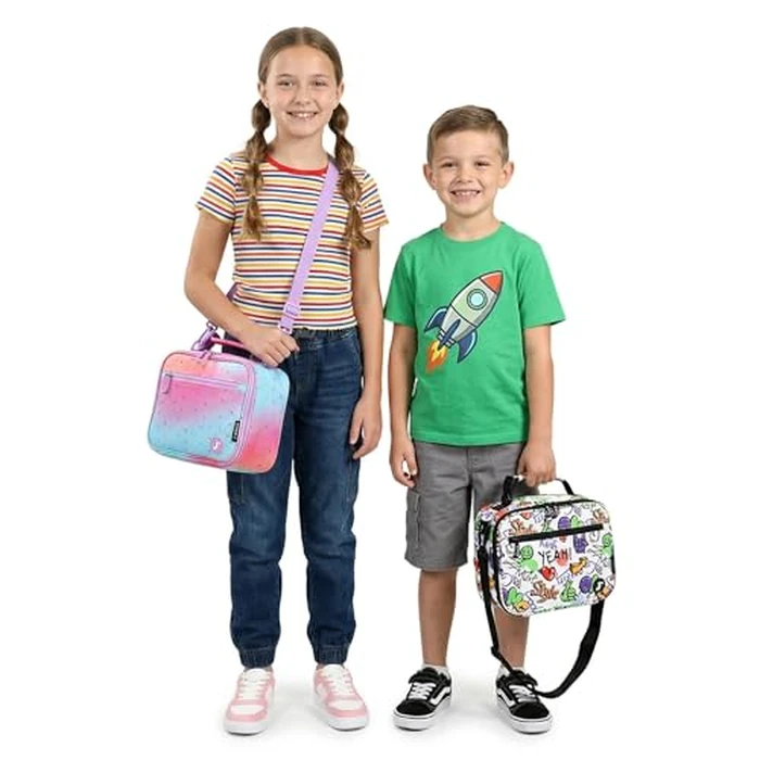 J World New York Cody Kids Lunch Bag. Cute Insulated Lunch-Box, Purple by J World New York - Image 7