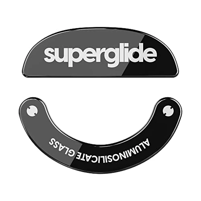 Superglide - Fastest and Smoothest Mouse Feet/Skates Made with Ultra Strong Flawless Glass Super Fast Smooth and Durable Sole for Pulsar X2 & X2 Mini Wireless Gaming Mouse (Black) by Pulsar Gaming Gears - Image 1