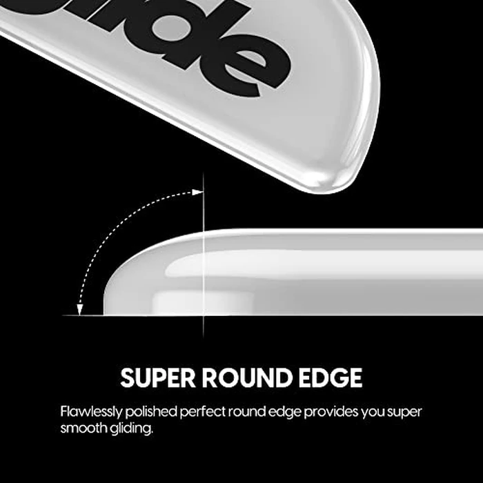 Superglide - Fastest and Smoothest Mouse Feet/Skates Made with Ultra Strong Flawless Glass Super Fast Smooth and Durable Sole for Pulsar X2 & X2 Mini Wireless Gaming Mouse (Black) by Pulsar Gaming Gears - Image 5