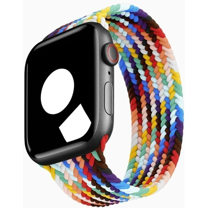 Apple Watch Braided Solo Loop (44mm) - Pride Edition - Size 12 by Apple - Image 2