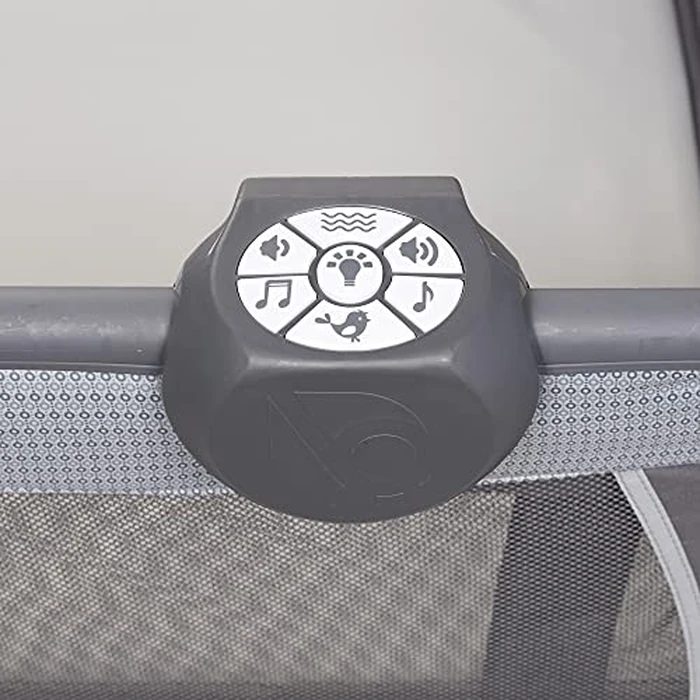 Baby Trend Lil’ Snooze(TM) Deluxe III Nursery Center(R) Playard for Twins, Cozy Grey by Baby Trend - Image 8